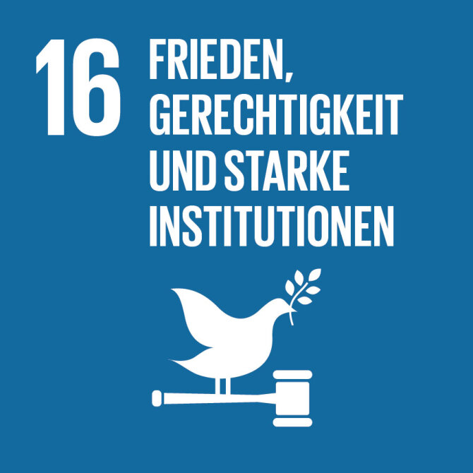 Sustainable Development Goal 16: Frieden, Gerechtigkeit und starke Institutionen